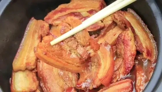 煎嫩五花肉