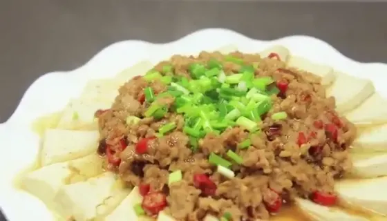 肉沫蒸豆腐